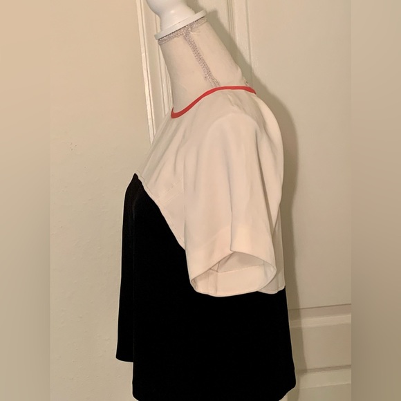 Rachel Roy Two Tone Short-Sleeve Blose - Picture 5 of 6